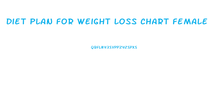 Diet Plan For Weight Loss Chart Female