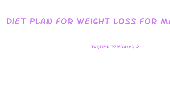 Diet Plan For Weight Loss For Male In Pakistan