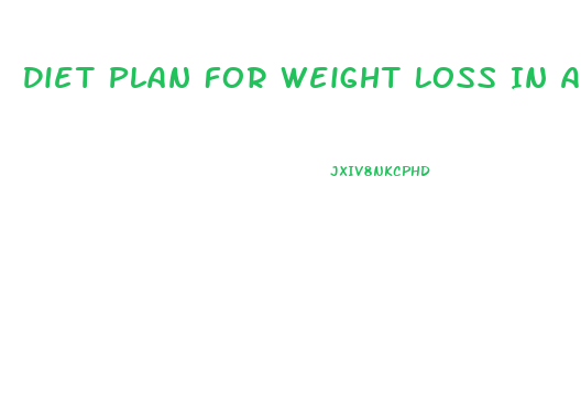 Diet Plan For Weight Loss In A Week In Urdu