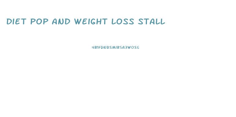 Diet Pop And Weight Loss Stall