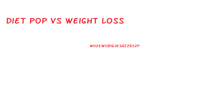 Diet Pop Vs Weight Loss