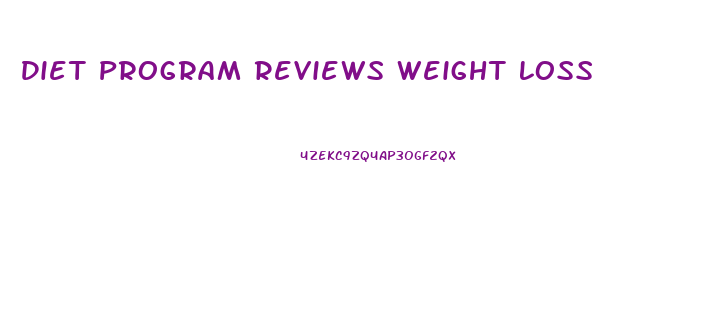 Diet Program Reviews Weight Loss