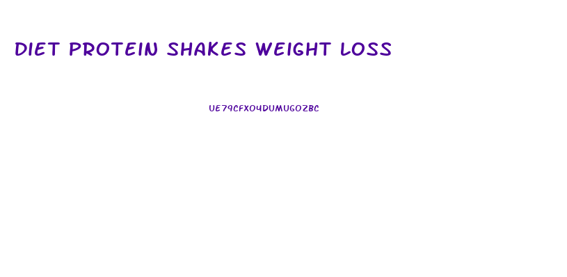 Diet Protein Shakes Weight Loss