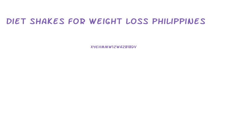 Diet Shakes For Weight Loss Philippines