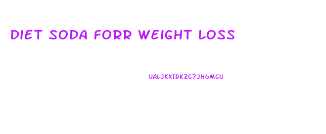 Diet Soda Forr Weight Loss