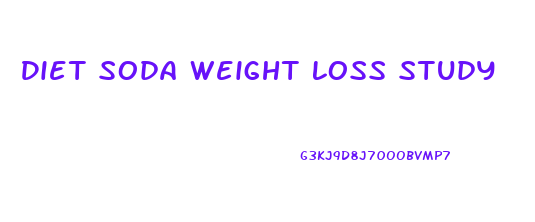 Diet Soda Weight Loss Study