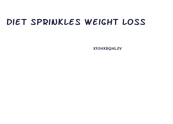 Diet Sprinkles Weight Loss