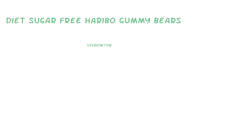 Diet Sugar Free Haribo Gummy Bears