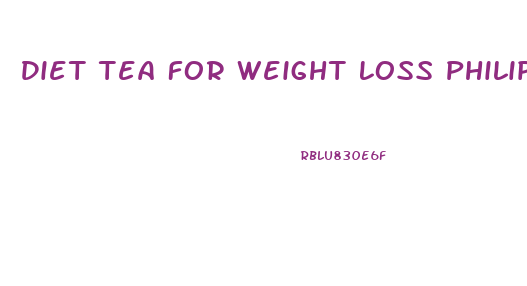 Diet Tea For Weight Loss Philippines