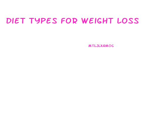Diet Types For Weight Loss