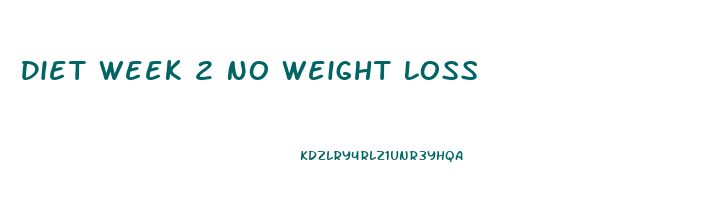 Diet Week 2 No Weight Loss