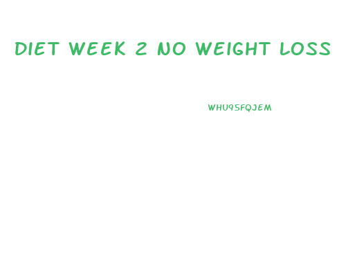 Diet Week 2 No Weight Loss