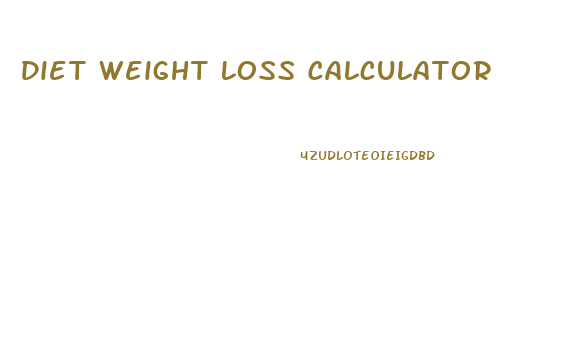 Diet Weight Loss Calculator