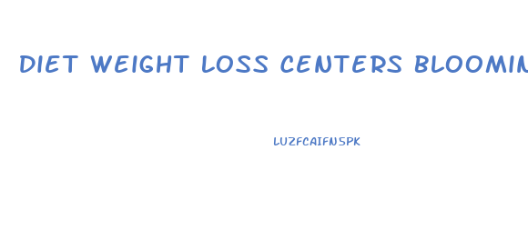 Diet Weight Loss Centers Bloomington Indiana