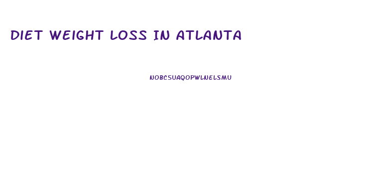 Diet Weight Loss In Atlanta