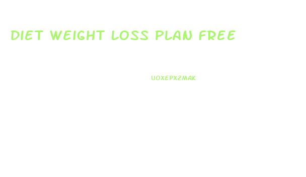 Diet Weight Loss Plan Free