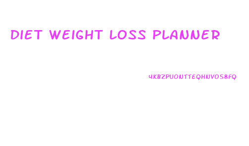 Diet Weight Loss Planner