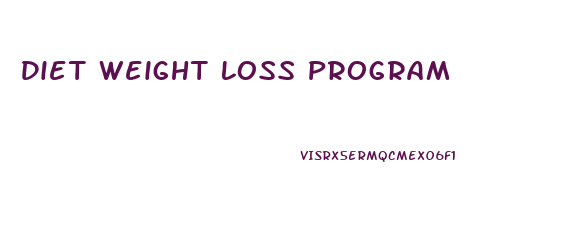 Diet Weight Loss Program