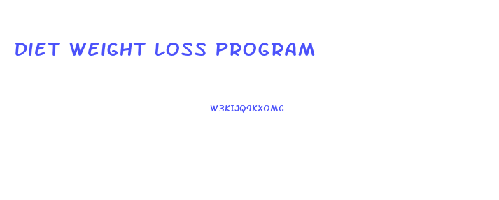 Diet Weight Loss Program