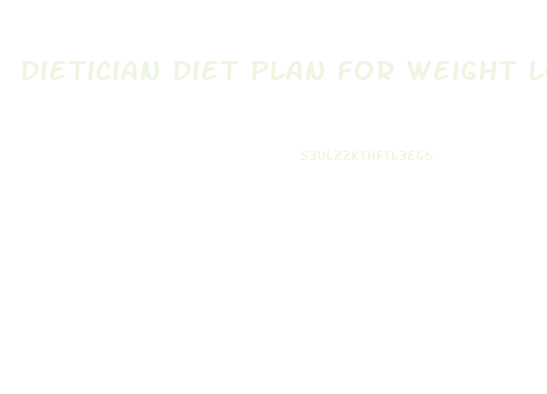 Dietician Diet Plan For Weight Loss Meal Plan Delivery