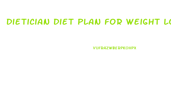 Dietician Diet Plan For Weight Loss Meal Plan Delivery