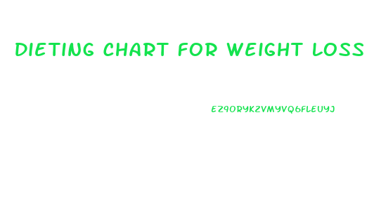 Dieting Chart For Weight Loss