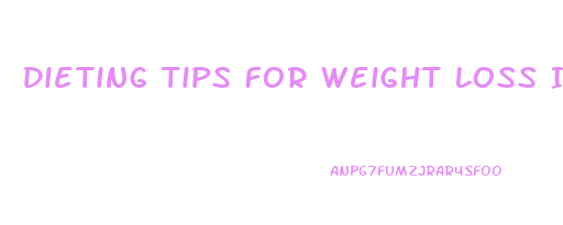 Dieting Tips For Weight Loss In Kannada