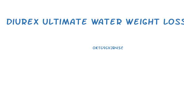 Diurex Ultimate Water Weight Loss Pills