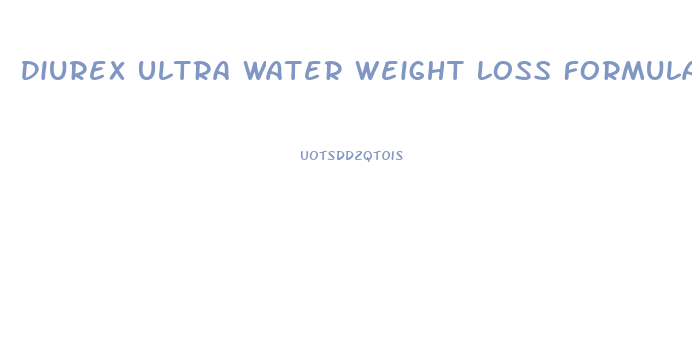 Diurex Ultra Water Weight Loss Formula Water Pills 80 Count