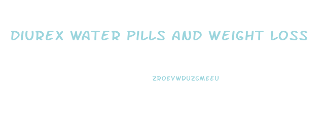 Diurex Water Pills And Weight Loss