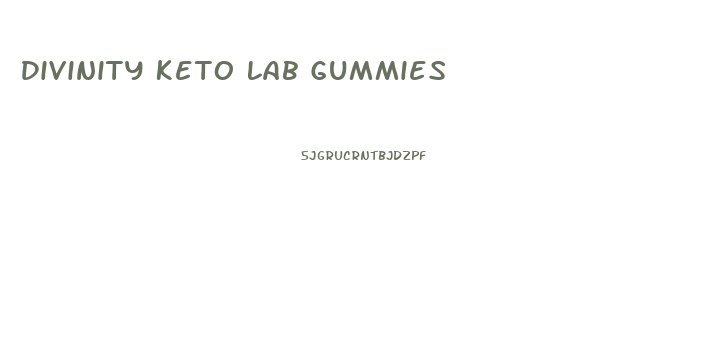 Divinity Keto Lab Gummies