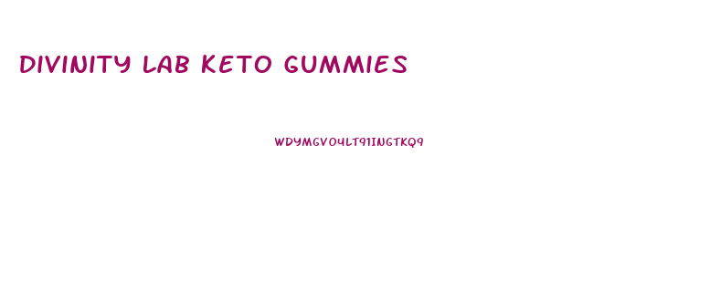 Divinity Lab Keto Gummies