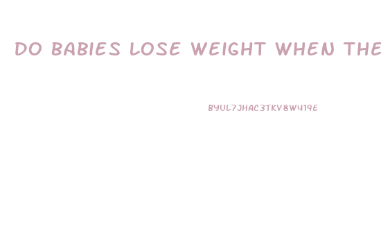 Do Babies Lose Weight When They Start Walking