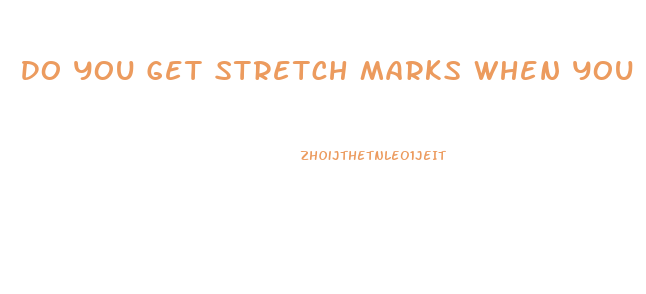 Do You Get Stretch Marks When You Lose Weight