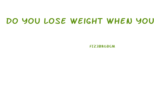 Do You Lose Weight When You Stop Drinking Alcohol