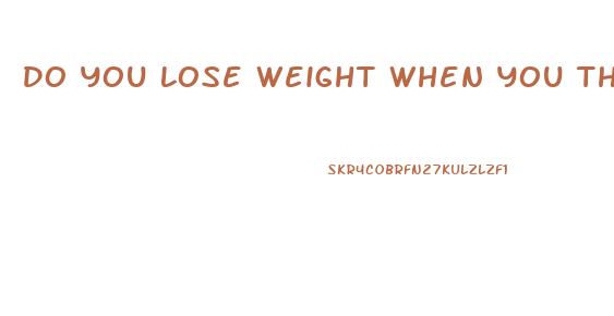 Do You Lose Weight When You Throw Up