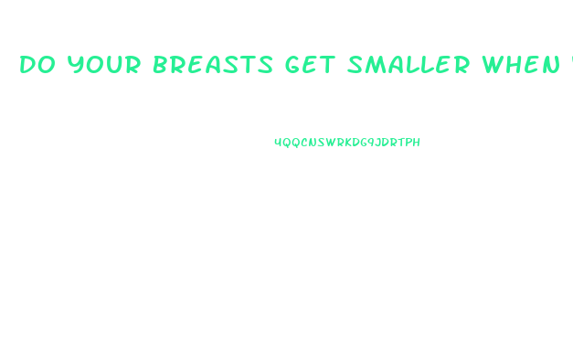 Do Your Breasts Get Smaller When You Lose Weight