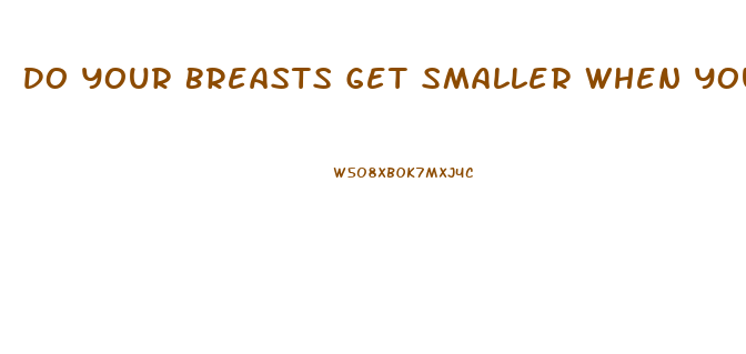 Do Your Breasts Get Smaller When You Lose Weight