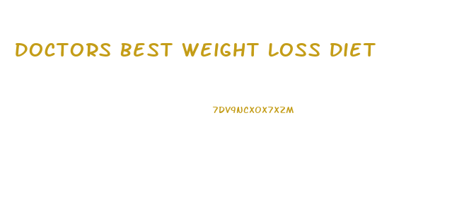 Doctors Best Weight Loss Diet