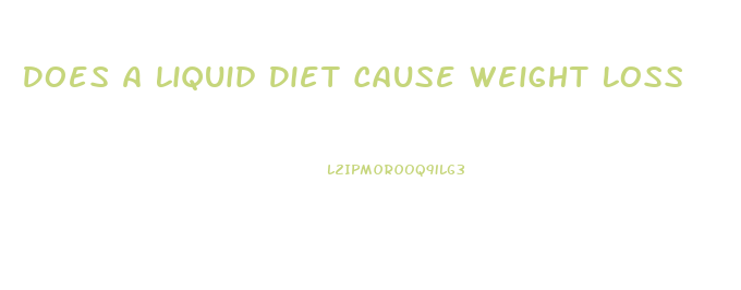 Does A Liquid Diet Cause Weight Loss