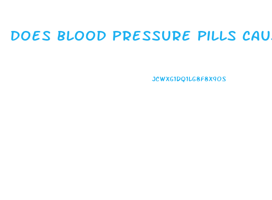Does Blood Pressure Pills Cause Weight Loss