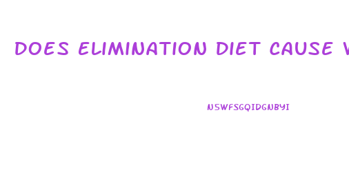 Does Elimination Diet Cause Weight Loss