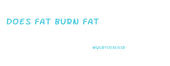 Does Fat Burn Fat