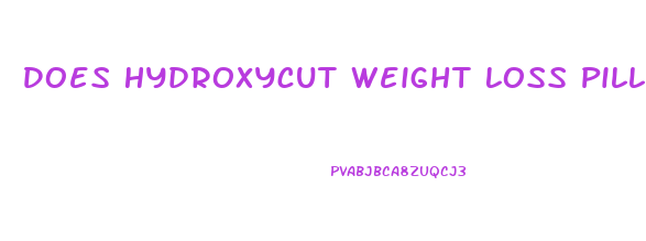 Does Hydroxycut Weight Loss Pills Work