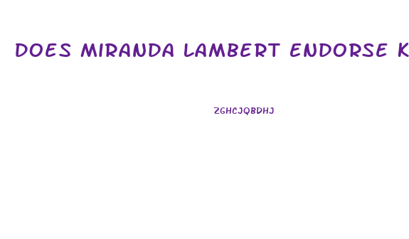 Does Miranda Lambert Endorse Keto Gummies