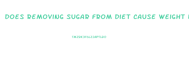 Does Removing Sugar From Diet Cause Weight Loss