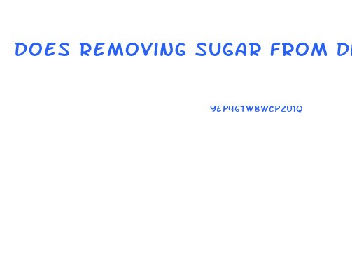 Does Removing Sugar From Diet Cause Weight Loss