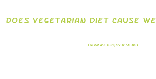 Does Vegetarian Diet Cause Weight Loss