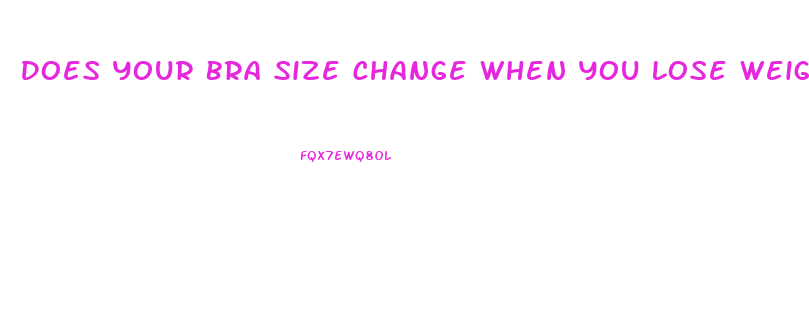 Does Your Bra Size Change When You Lose Weight