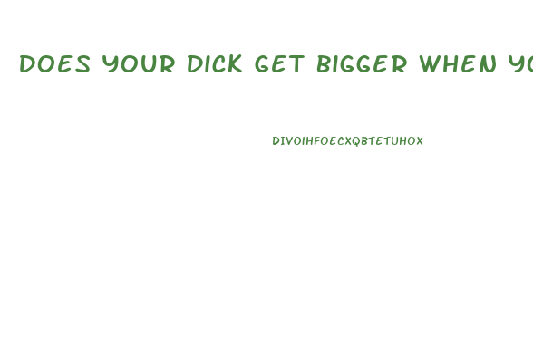 Does Your Dick Get Bigger When You Lose Weight